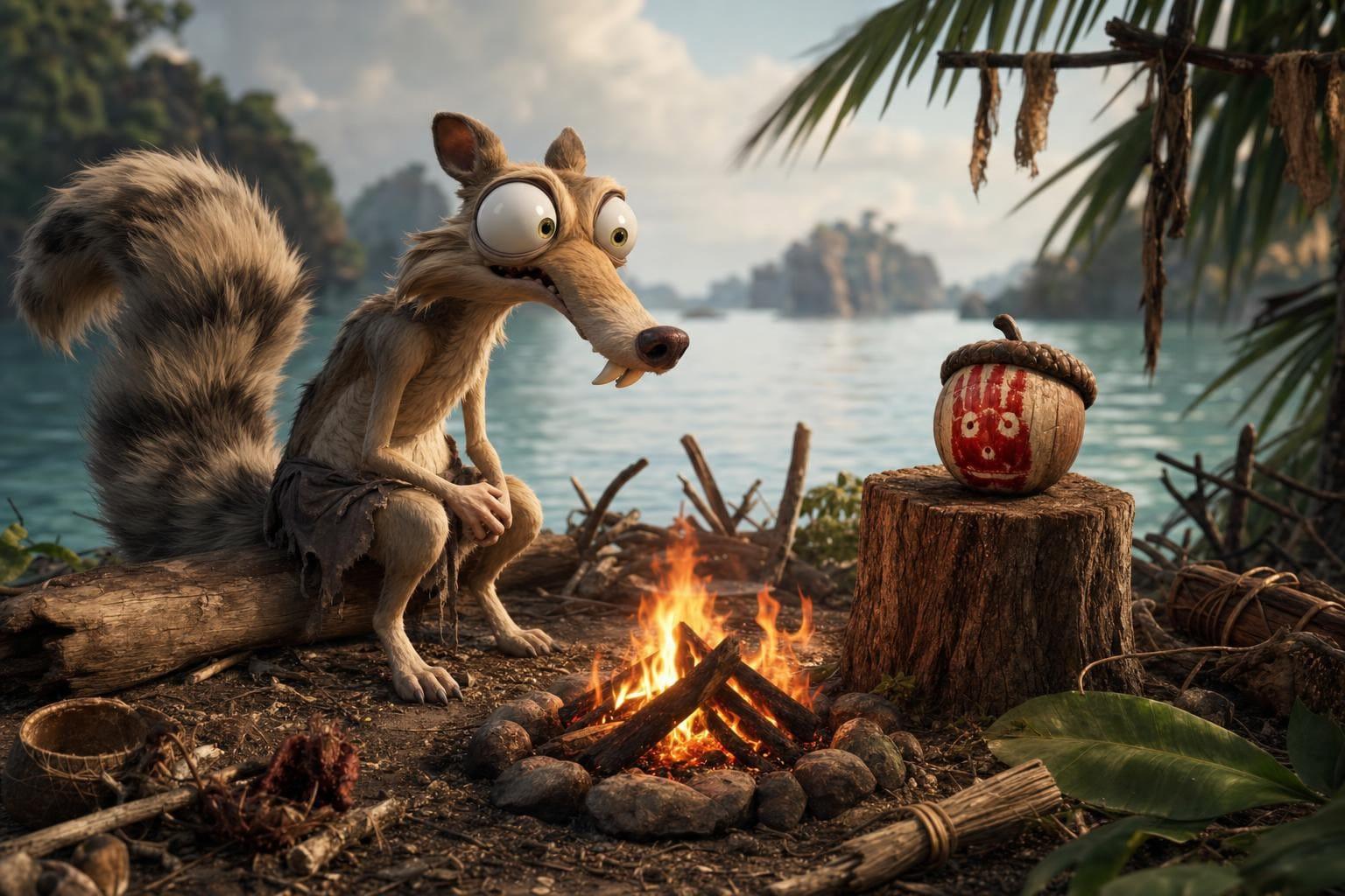Create Cinematic Slightly Comedic Survival