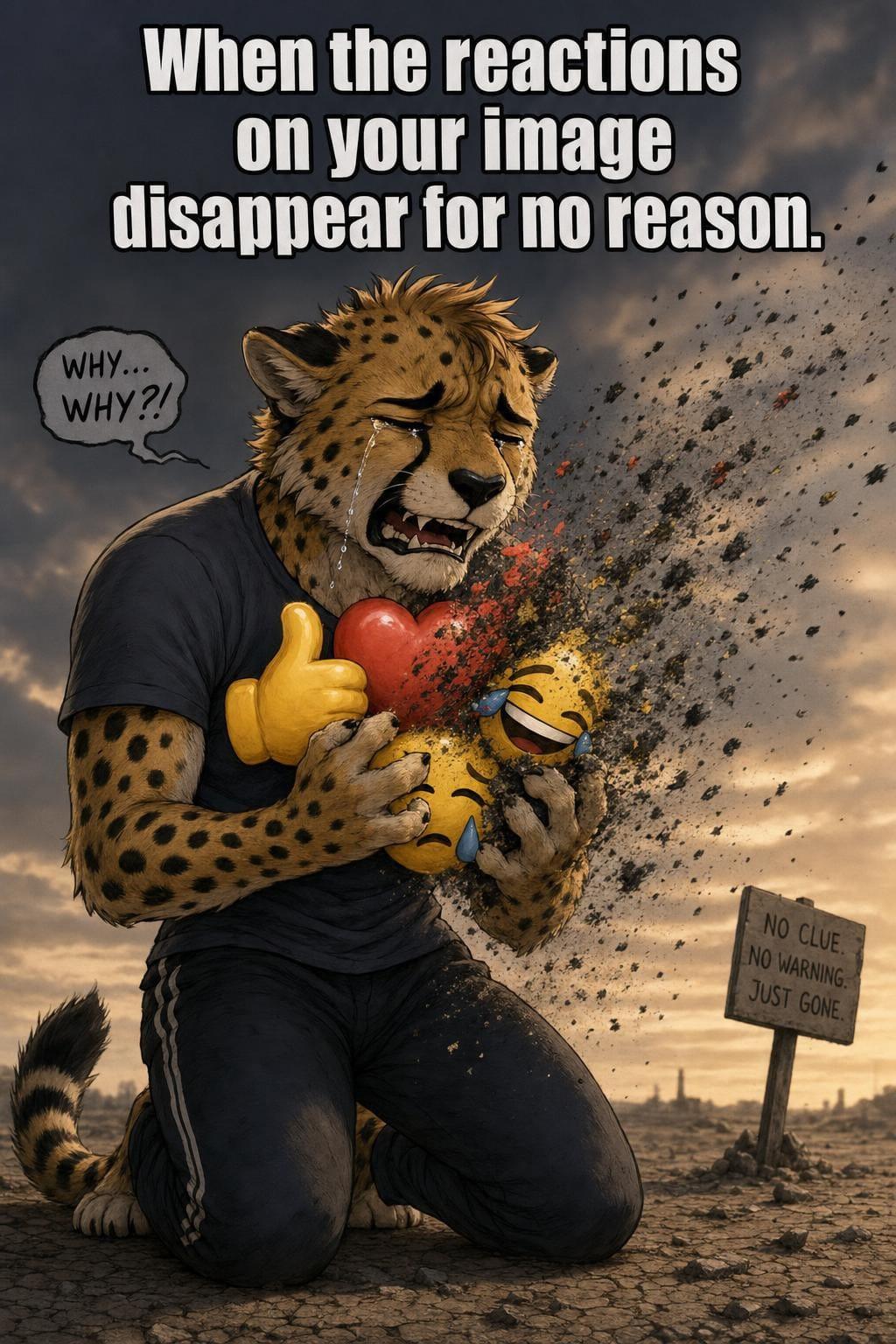 Create Humorous Meme Anthro Cheetah