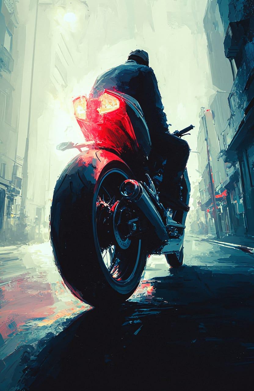 Digital Painting With Heavy Visible