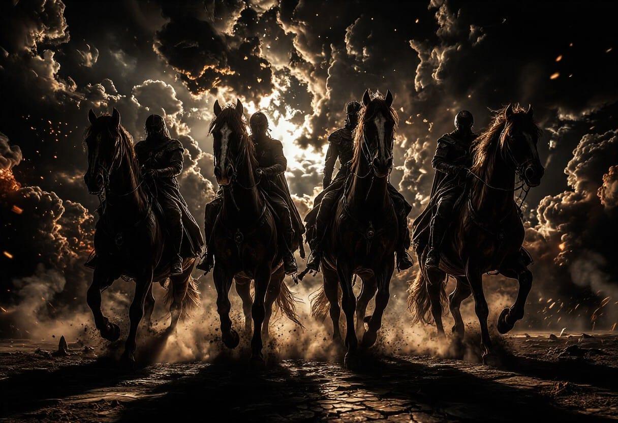 Four Horsemen Apocalypse Emerge Over