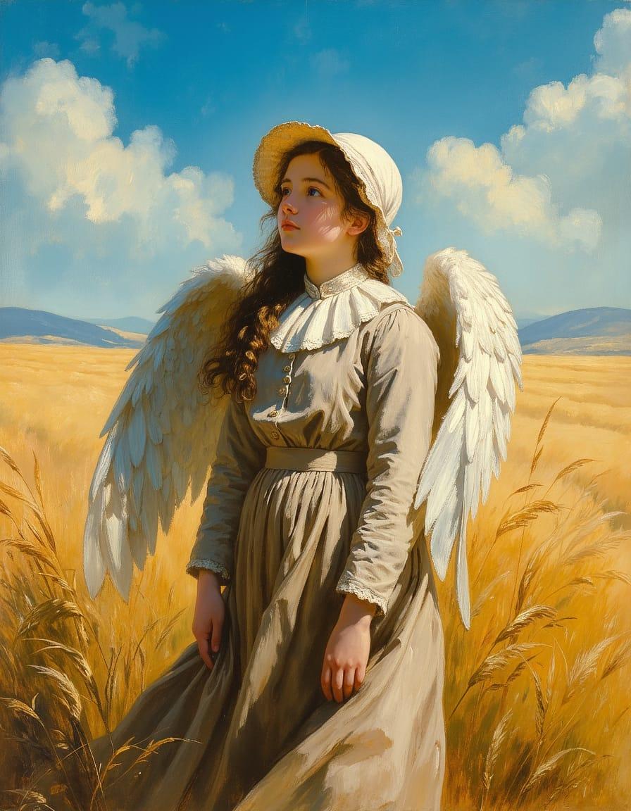 Masterpiece High Quality Painting Young