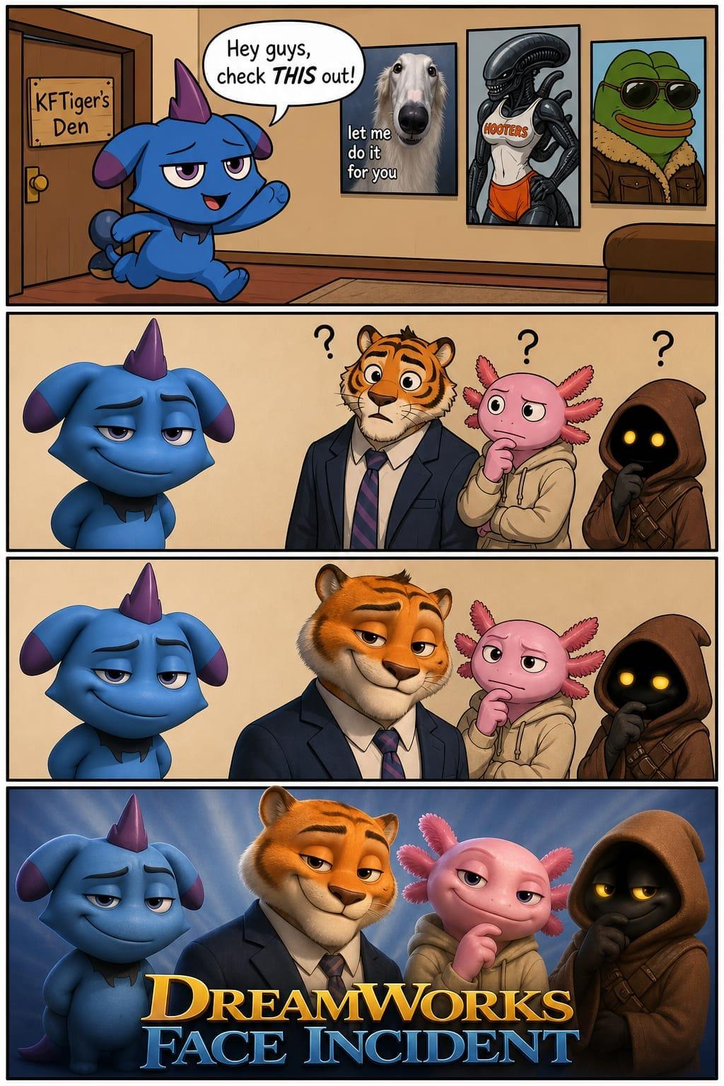 Panel Vertical Comic Featuring Depresso