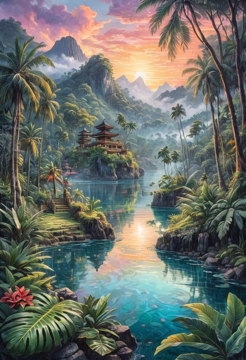Paradise Bali Jungle Side Full
