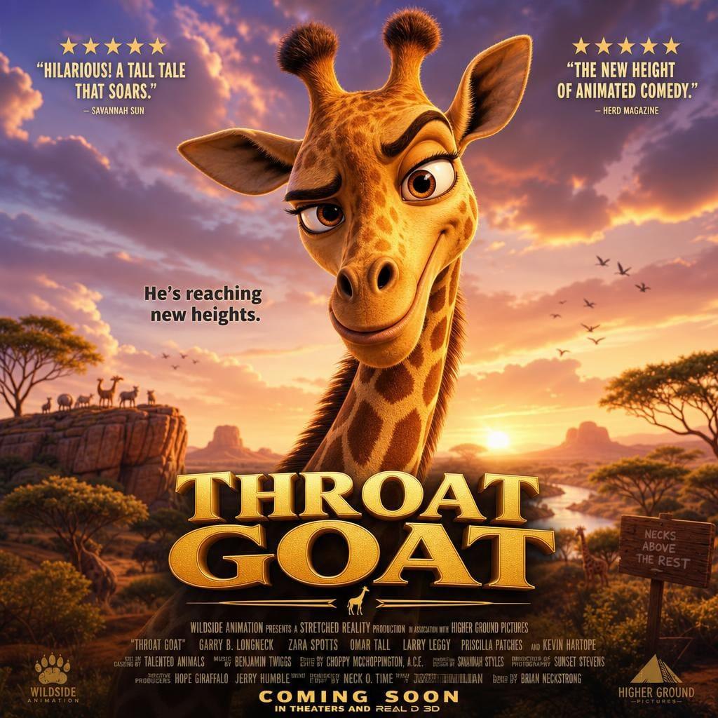 Polished Style Animated Movie Poster