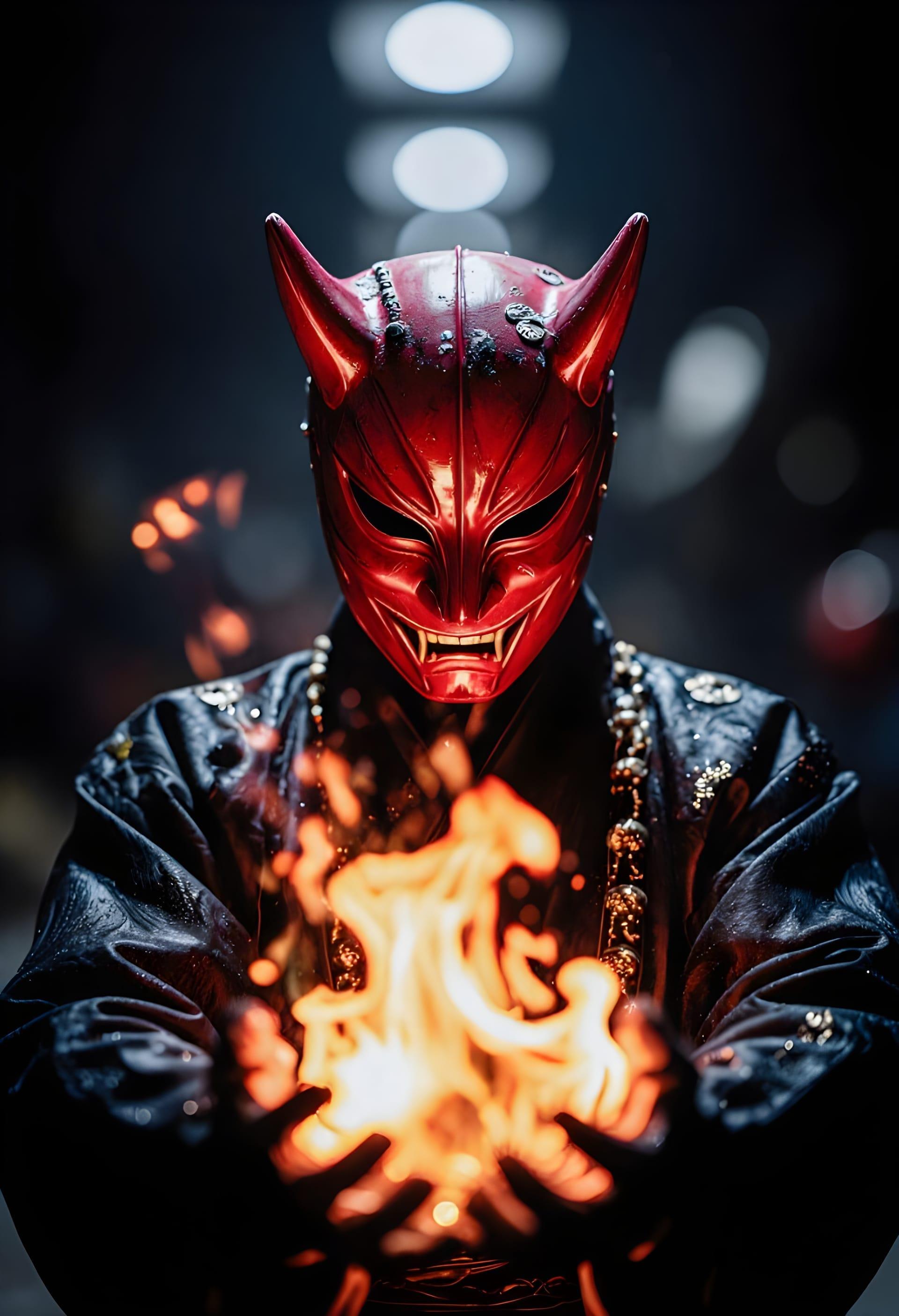Powerful Mask Wearing Traditional Magical
