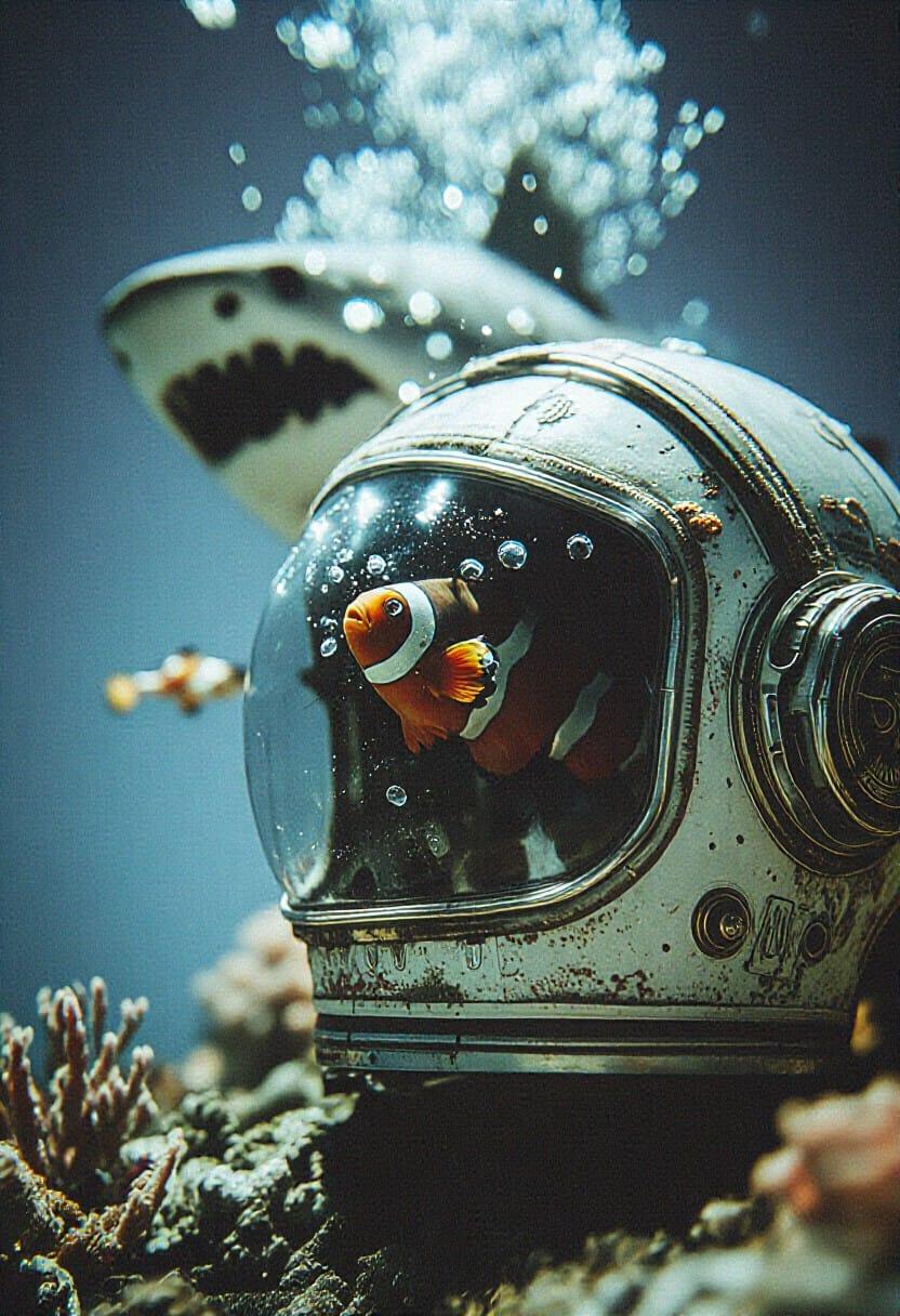 Ultra Realistic Cinematic Underwater Scene