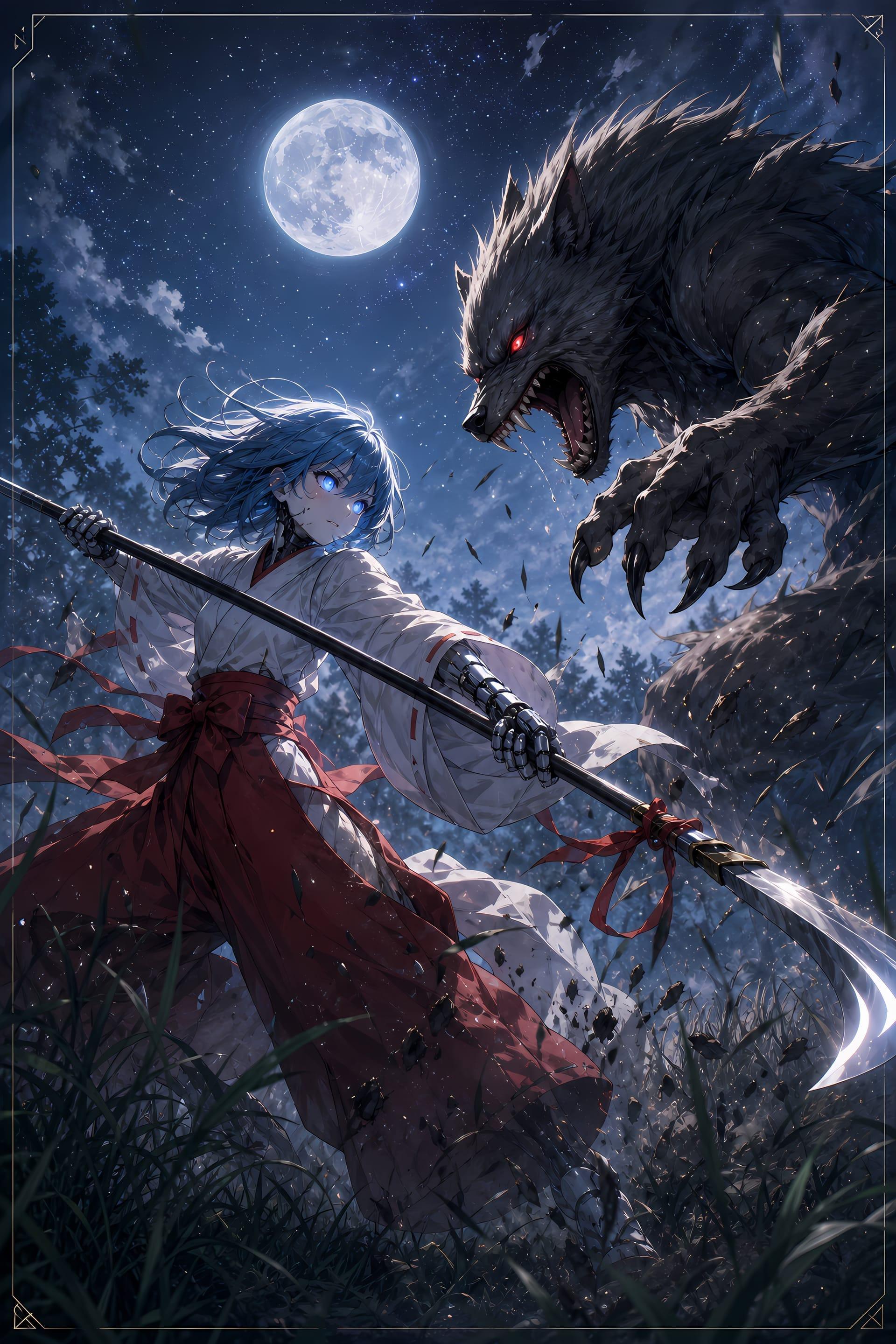 Wide Cinematic Anime Style Scene